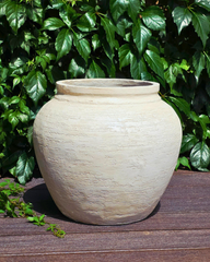 Planter Botta Travertino Strato